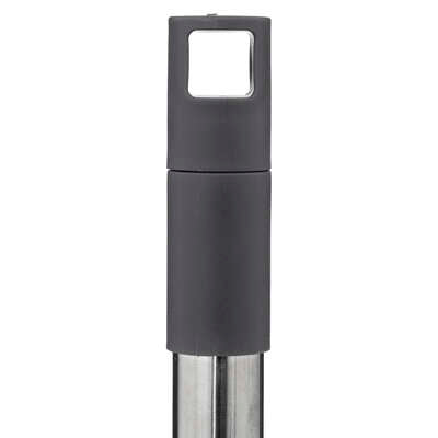 Scopa Telescopica Acciaio Inox Panno Microfibra Liscio - L. 44 x P. 1 x H. 135 cm