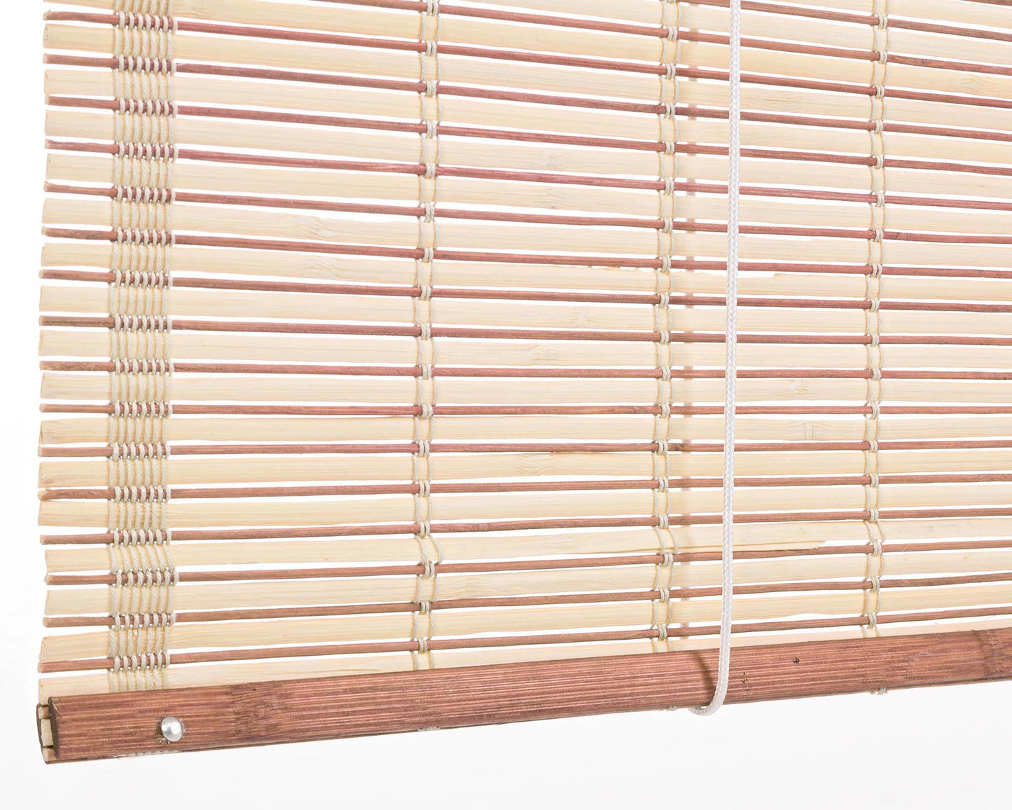 Tenda Decorativa Nizza Marrone 150x260h in Bamboo e Legno