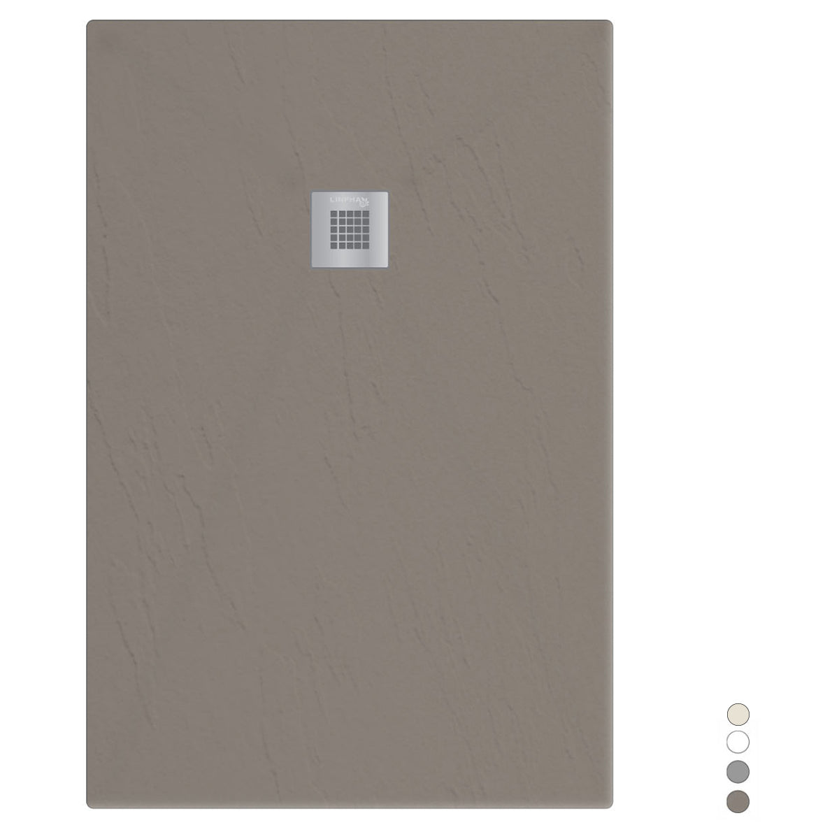 Plato de ducha rectangular Estasi - Arena 75x120 cm