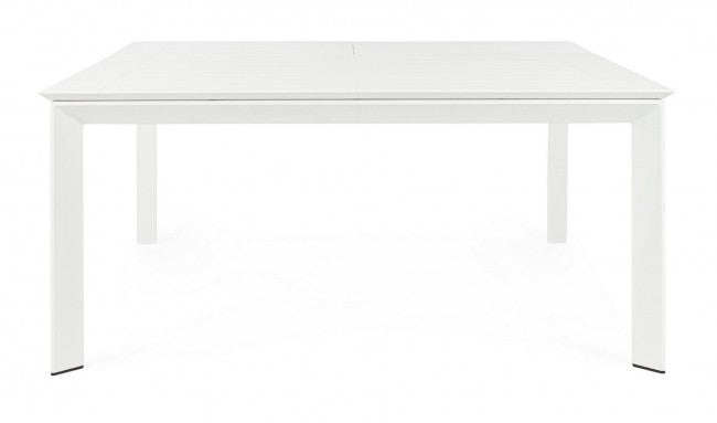 Mesa de jardín extensible Konnor blanca