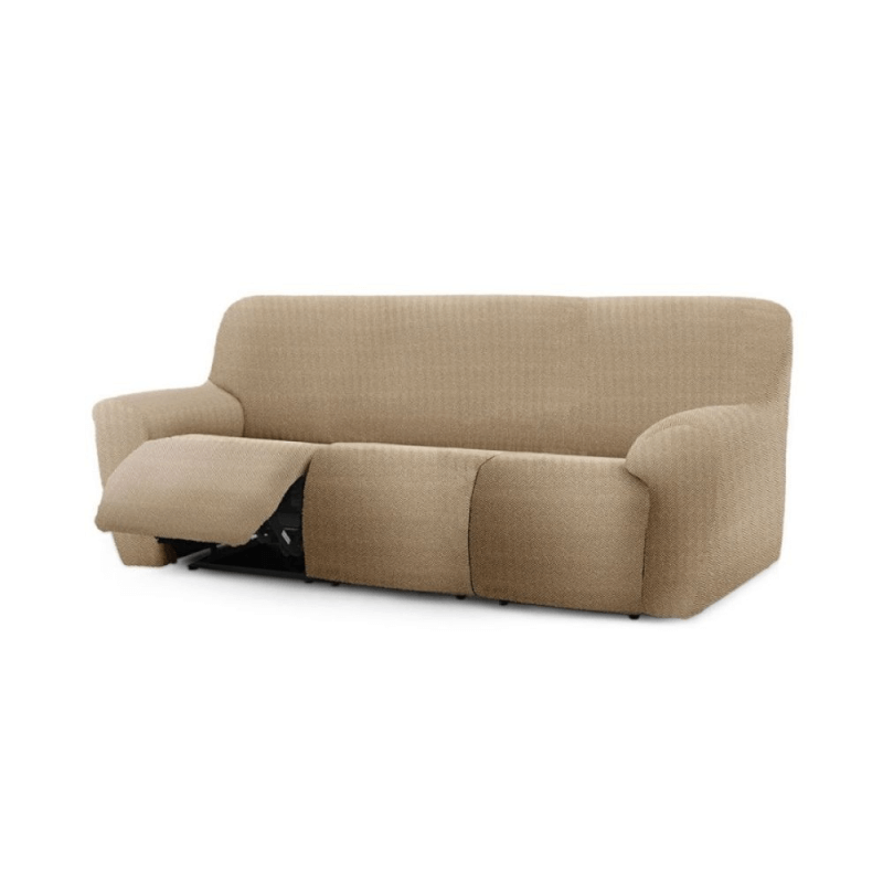 Funda sofá 3 plazas reclinable Jaz beige 200-260