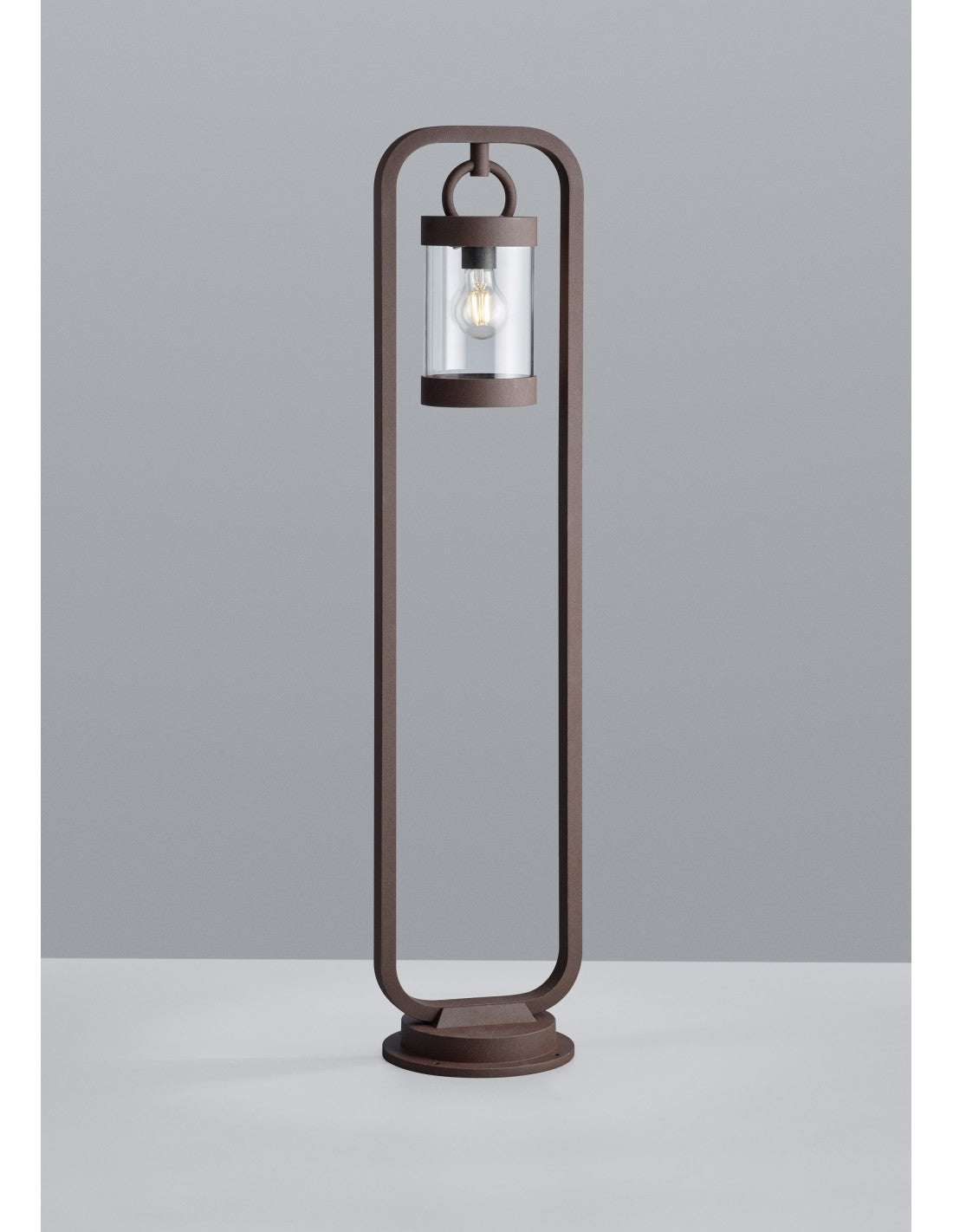 Poste de exterior Sambesi Rust H100 cm Sensor crepuscular IP44 Trio Lighting