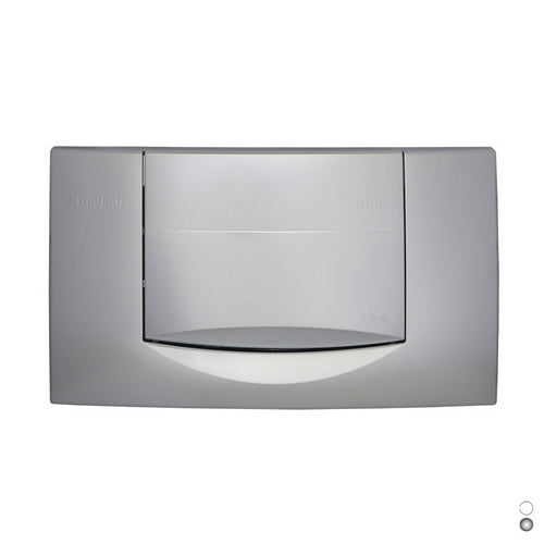 Placa de control cromada individual