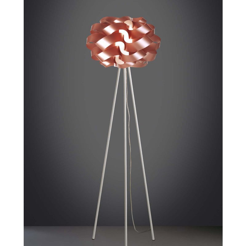 CLOUD Lámpara de pie trípode cobre diámetro 50x h160 cm