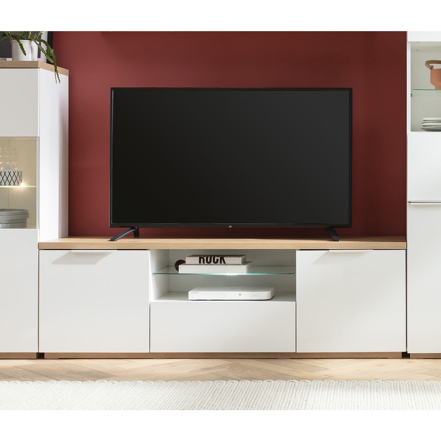 Mueble TV Mundi con 2 puertas y 1 trampilla