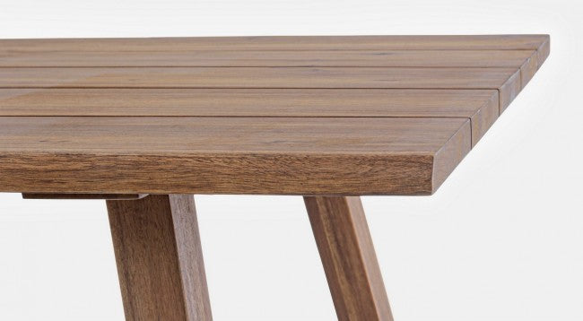 Mesa exterior de madera FSC GLASGOW 180x90x h75 cm