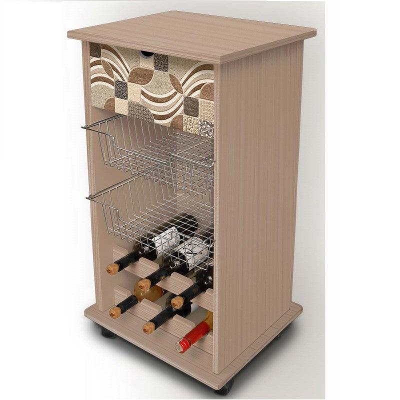 Carrito de frutas vintage 40x45x85h cm