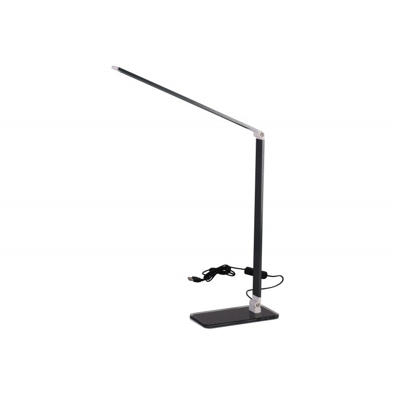 Lámpara de mesa mosca gris oscuro