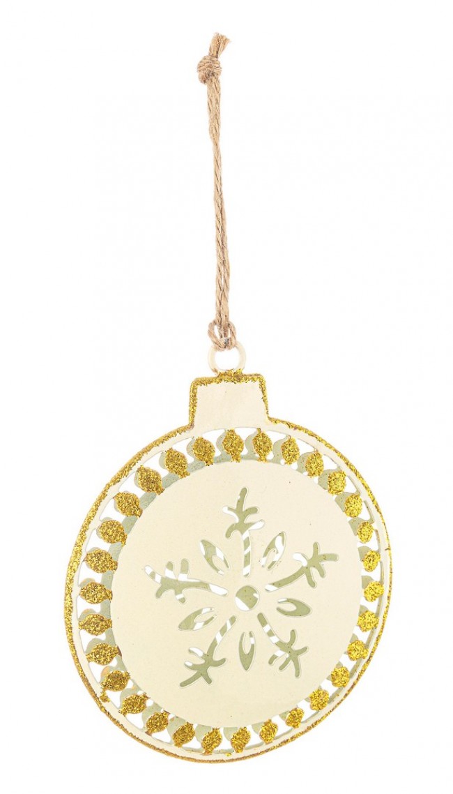 12x Colgante de esfera escamosa de oro