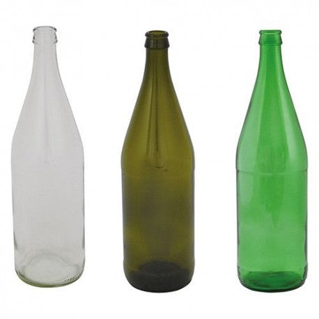 Botella Vidrio 'Vichy' 1000 Ml - Color Verde