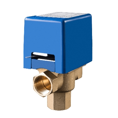 Válvula de zona de 3 vías con microinterruptor auxiliar 1" Gas F.