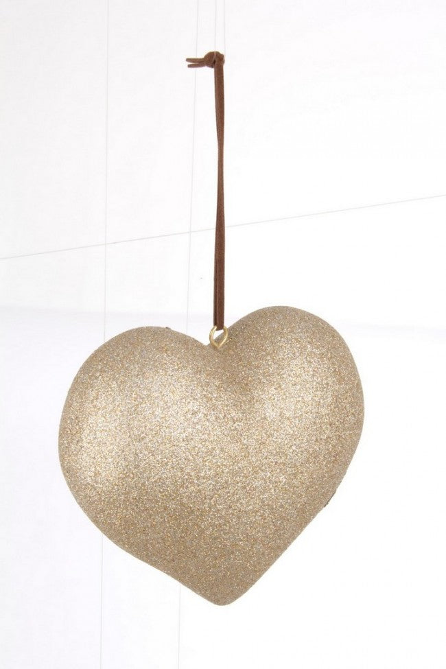 6x Colgante Vittoria Corazón Champán L