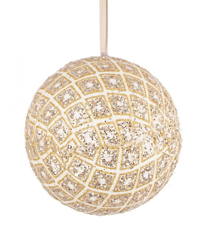 4x Esfera Oro Diamante D120