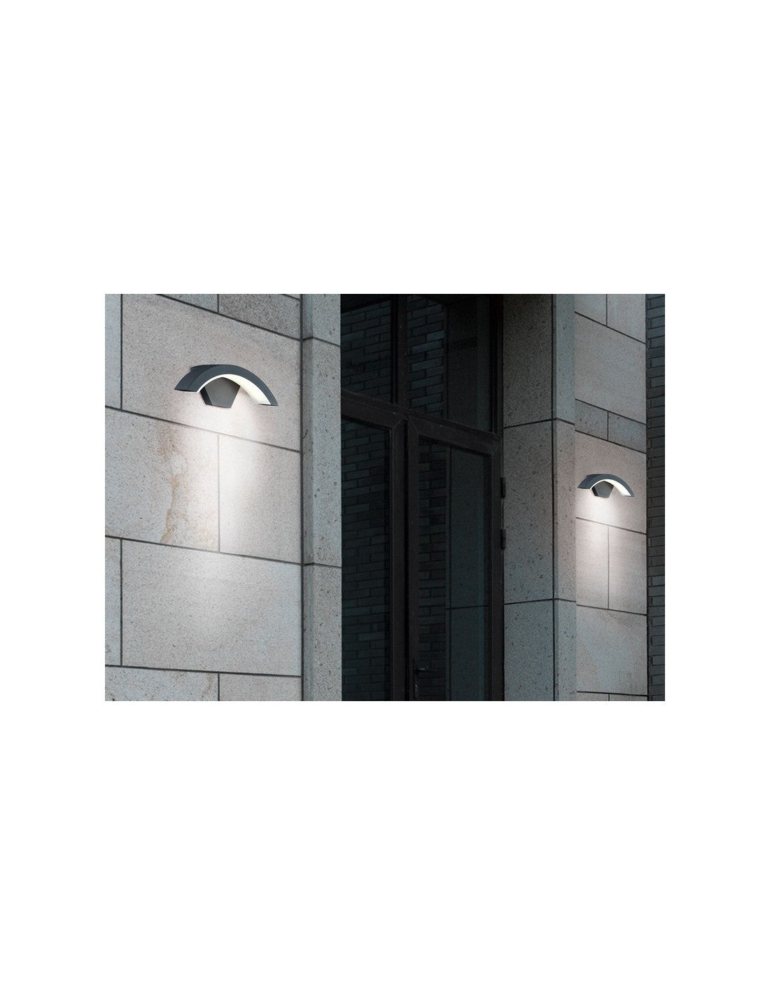 Aplique LED para fachada exterior Harlem Antracita IP54 Trio Lighting