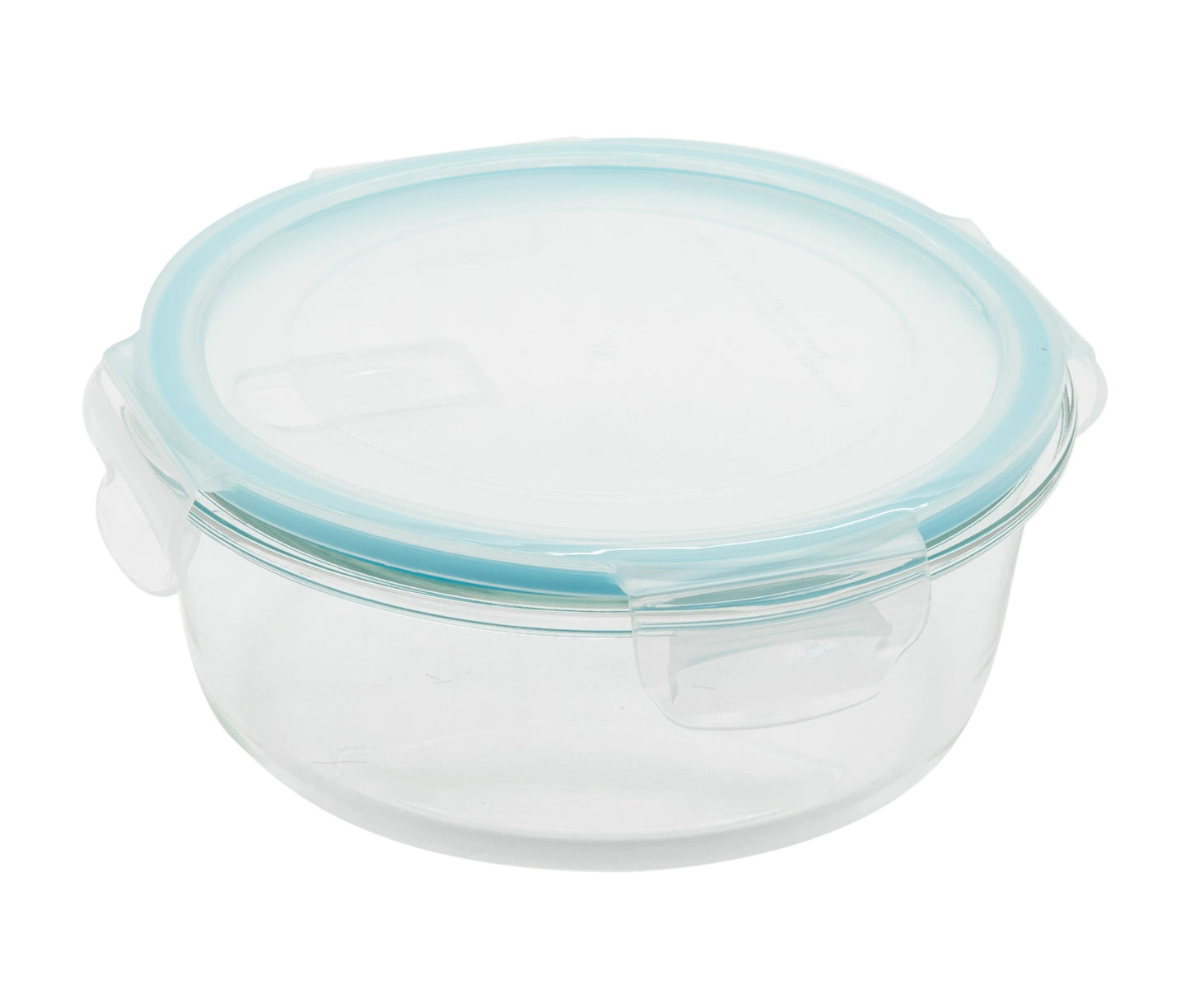 Recipiente Redondo Con Tapa Con Ventilación Vidrio 950 Ml