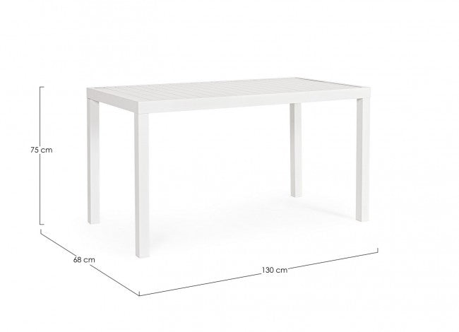 Mesa Hilde 130X68 Blanco Ld30