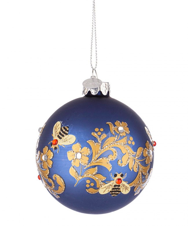 12x Esfera Vt Abeja Banda Azul D80