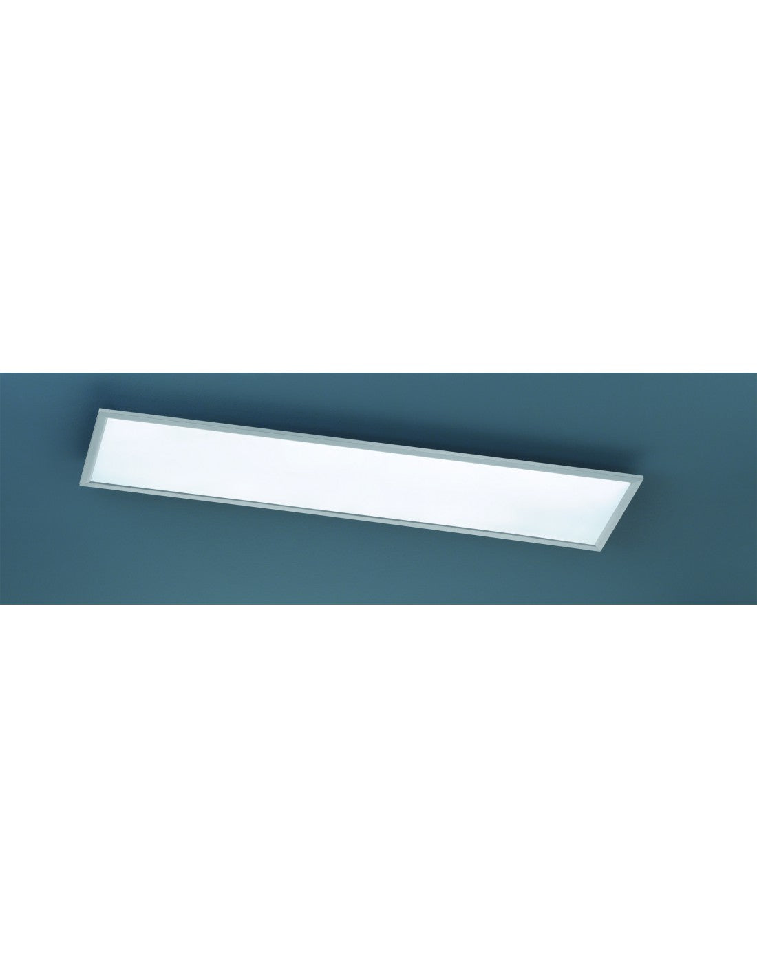 Luz de techo rectangular Phoenix Led Dimmer Nickel Trio Lighting