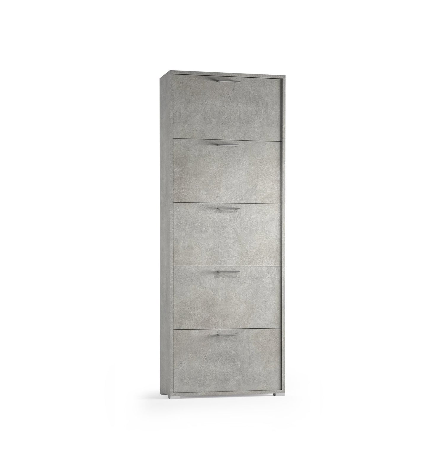 Zapatero De Doble Fondo Con 5 Puertas Para Hasta 18 Pares De Zapatos De Cemento