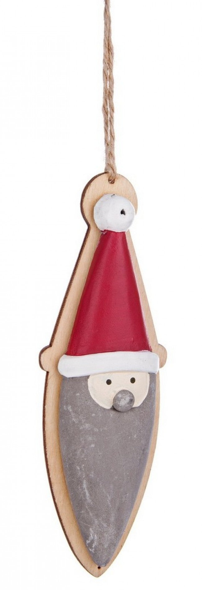 12x Colgante de Papá Noel rojo Nicholas