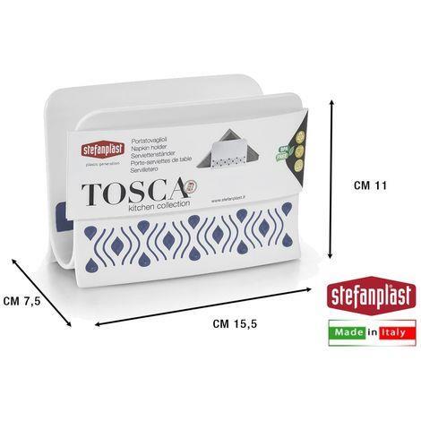 Elegante servilletero de resina Tosca