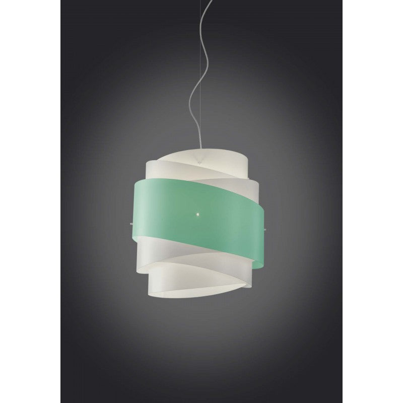 BEA lámpara colgante una luz verde diámetro 40x h39 cm