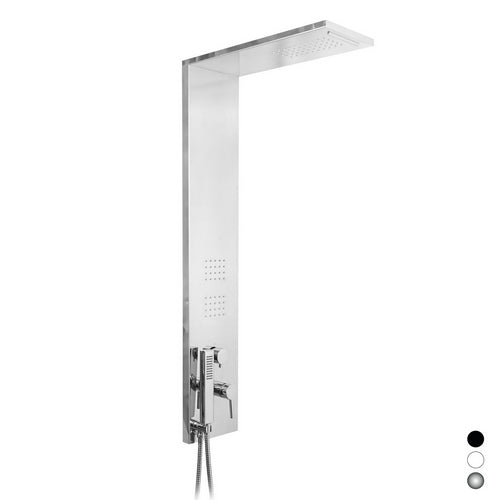 Unidad de pared de acero inoxidable brillante de tendencia