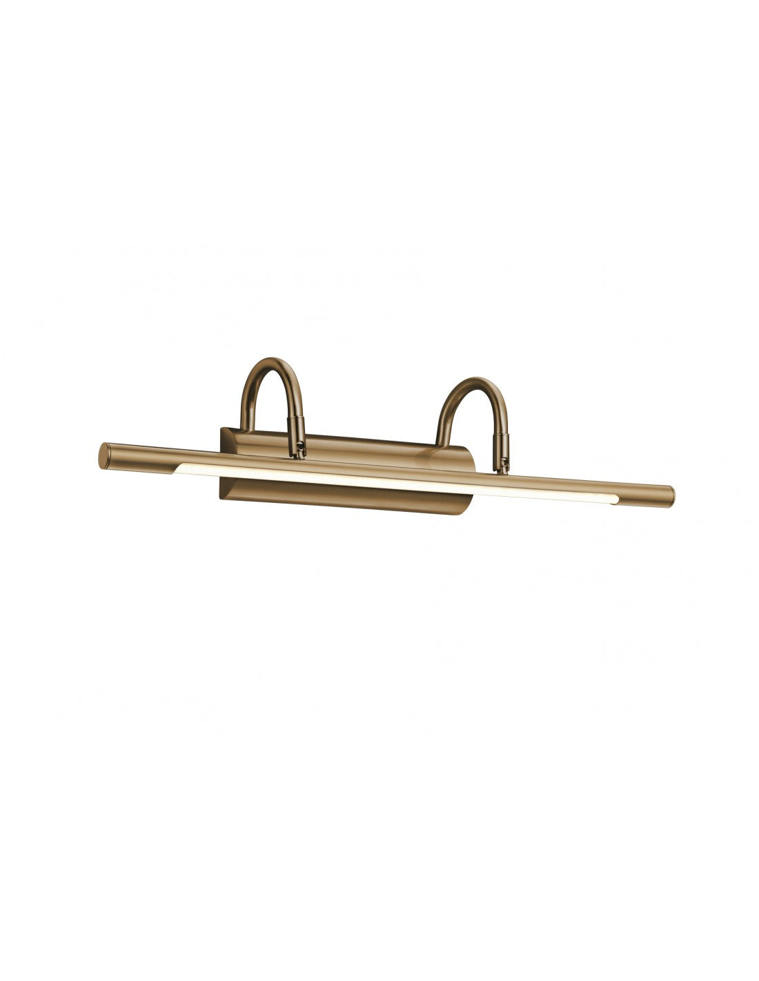 Apliques de luz LED con pantalla ajustable Cuadro Brass Trio Lighting