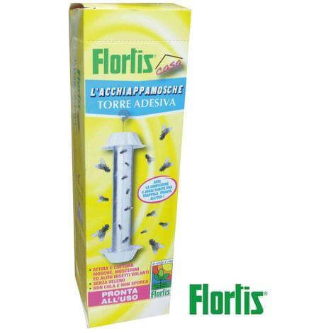La trampa para moscas con torre adhesiva Flortis atrapa moscas y otros insectos voladores