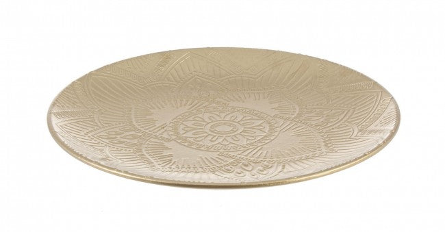 6x Plato Decorativo Mandalas A Oro D35