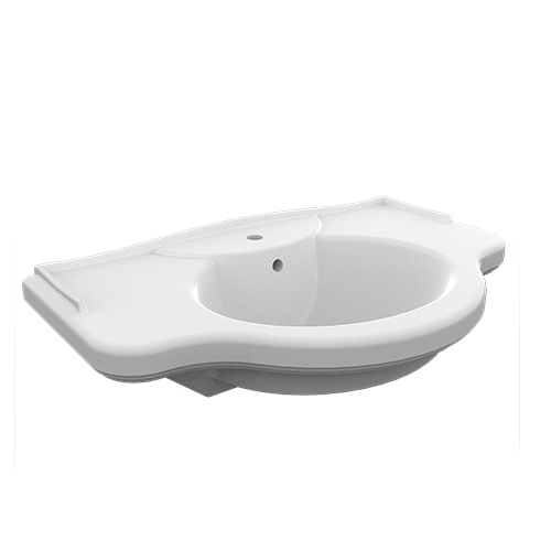 Consola cerámica mod. LC30 - Diseño compacto y refinado