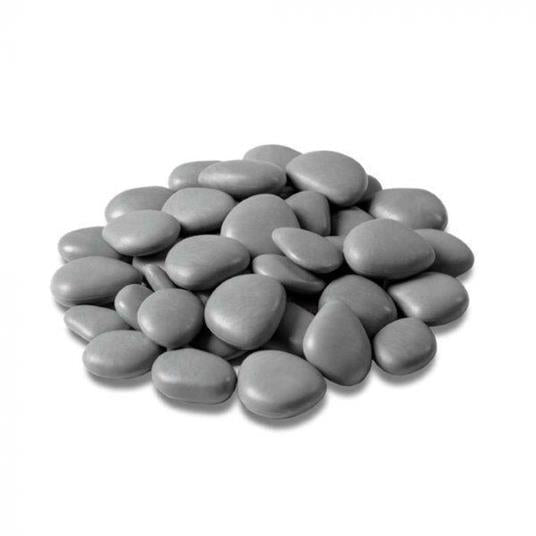 Pebbles Teraplast: guijarros de plástico reciclado de tamaño S en color gris