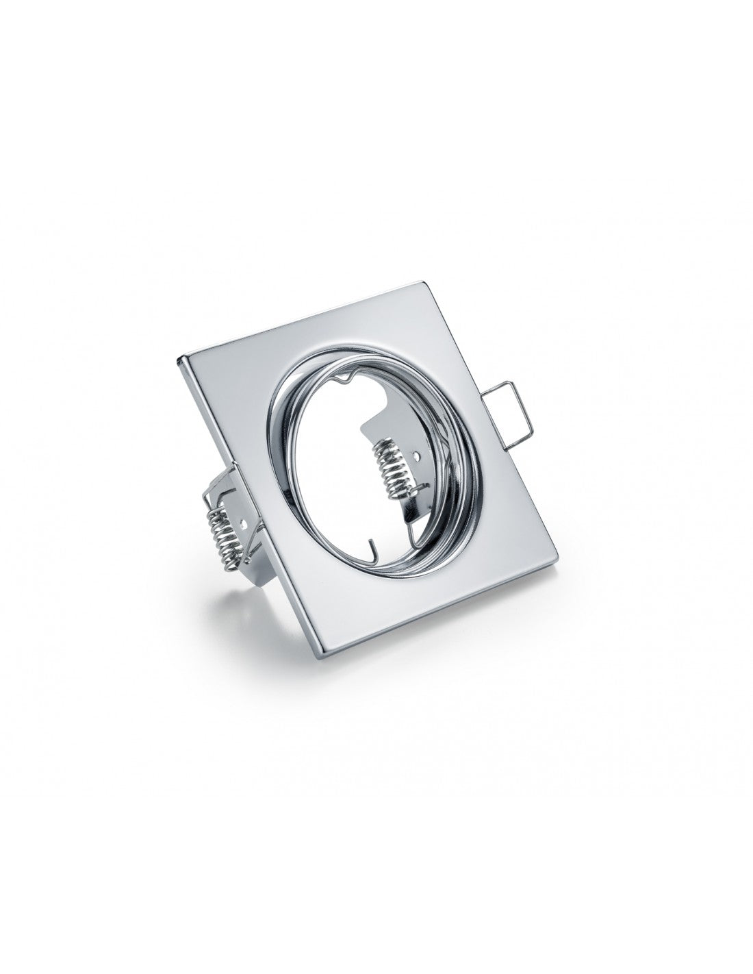 Jura Foco empotrable cuadrado 1xGU10 cromo 8x8 cm Trio Lighting