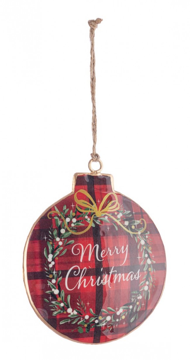 12x Colgante Iskoc Esfera Roja L