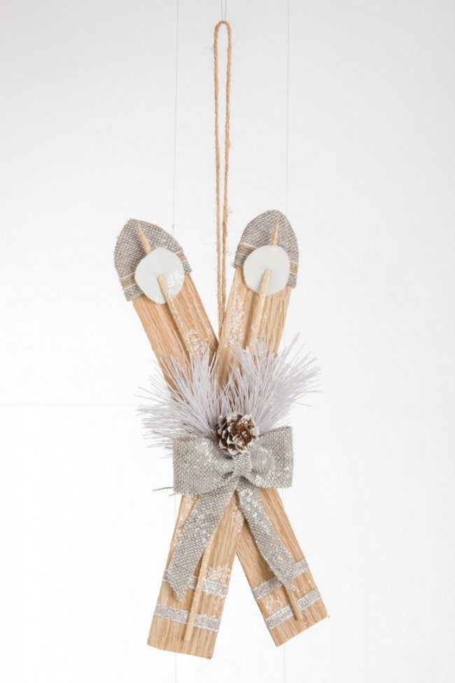 8x Colgantes de esquí encantadores