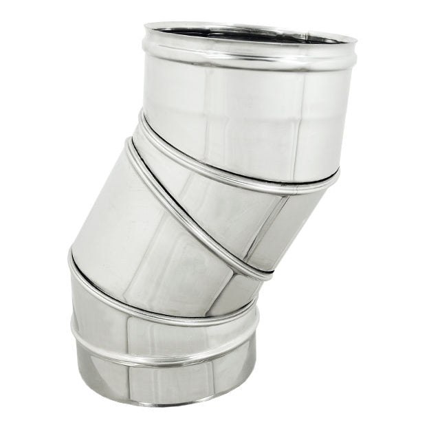 Codo regulable 0/90° para conductos de humos - Diam.250