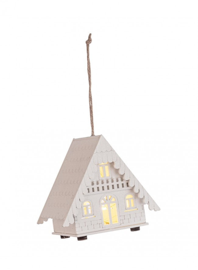 8x Korin Casa Colgante Bajo Blanco C