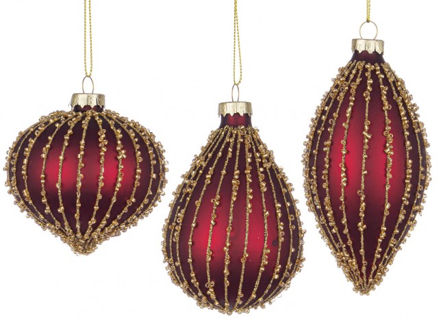 12x Colgante Vt String Rojo Ass3