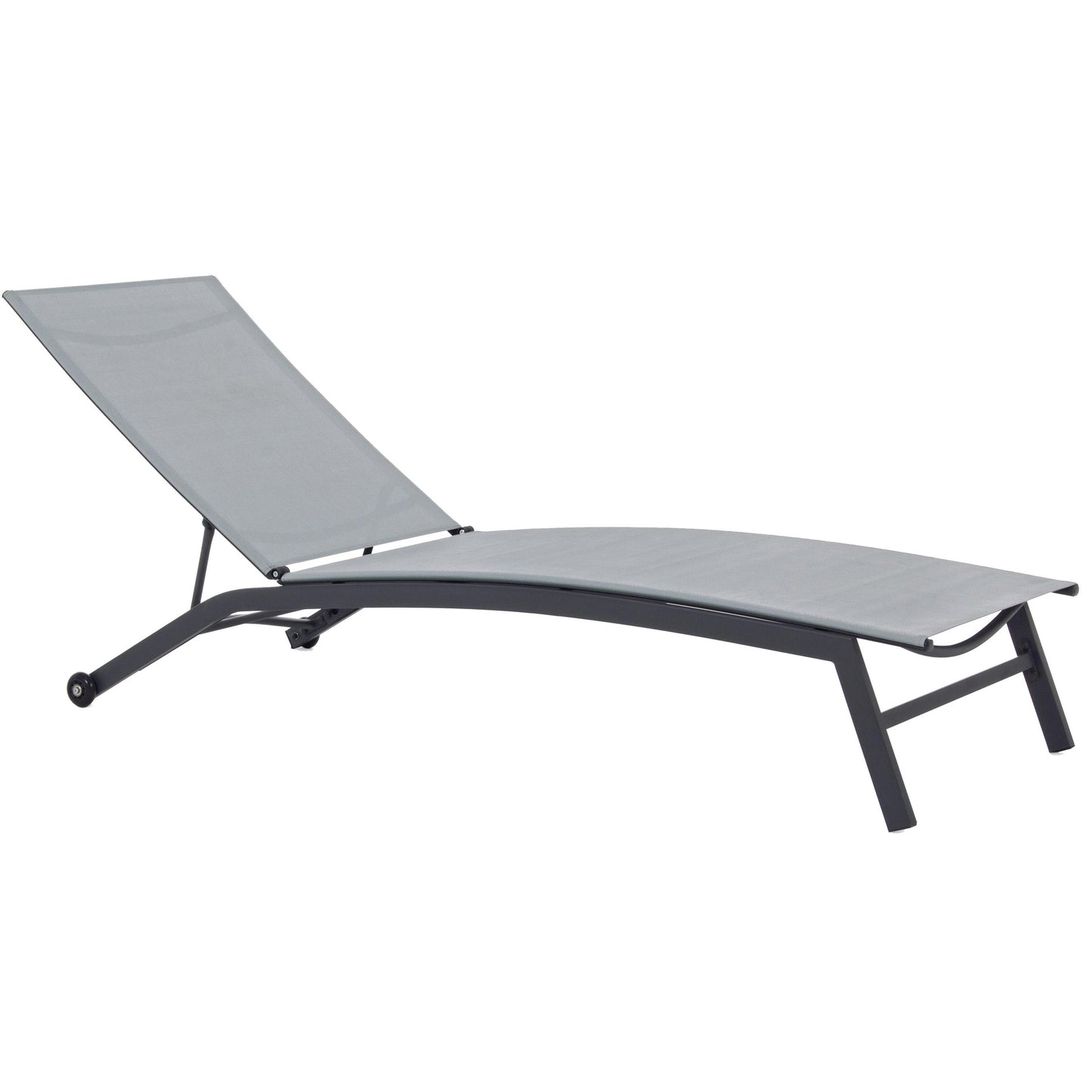 Tumbona exterior gris 195 x 63 x 34h cm