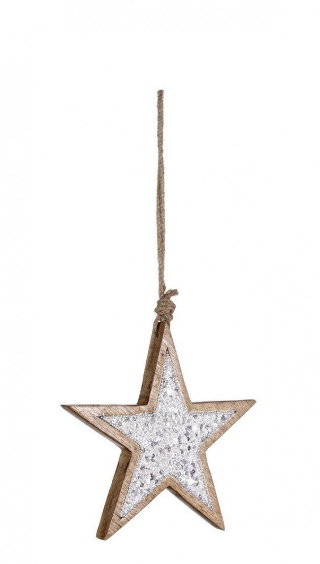 4x Colgante Fraser Estrella Plata S