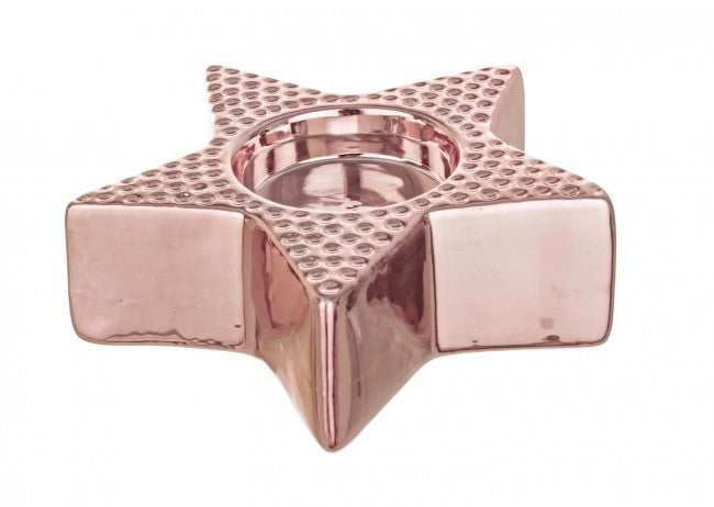 6x Vela Arthur Star Oro Rosa