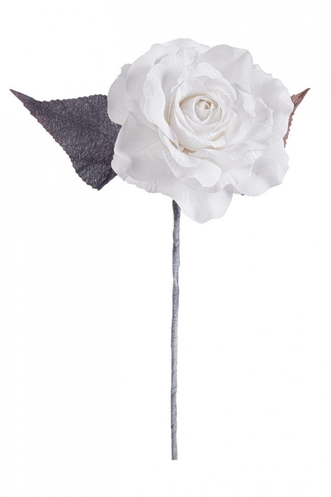 12x Púa Rosa Coline Blanco