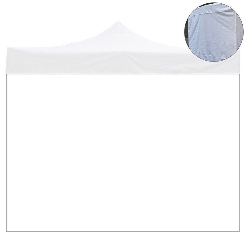 Funda lateral impermeable blanca para cenador para cenador plegable 300x600 cm