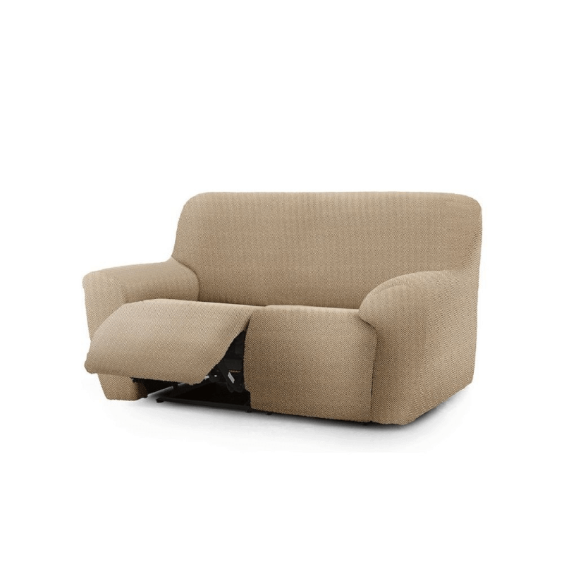 Funda sofá 2 plazas reclinable Jaz beige 150-200