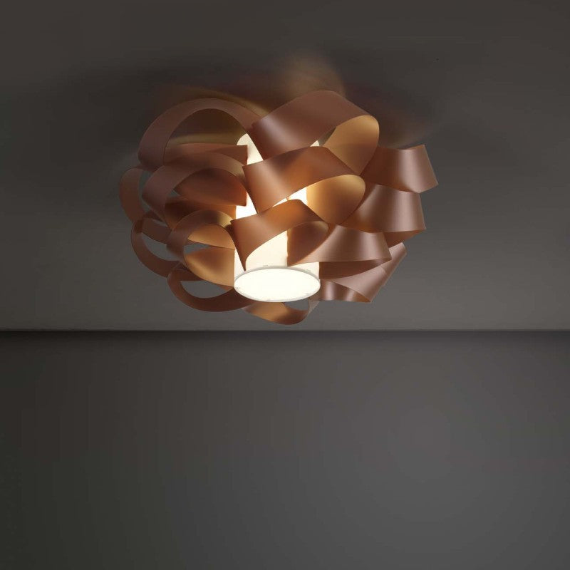 Lámpara de techo de dos luces CLOUD Cobre diámetro 75x h36 cm