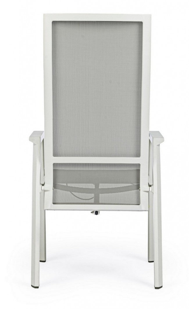 Silla de jardín reclinable Steven Lunar c-br 59x72x112h cm