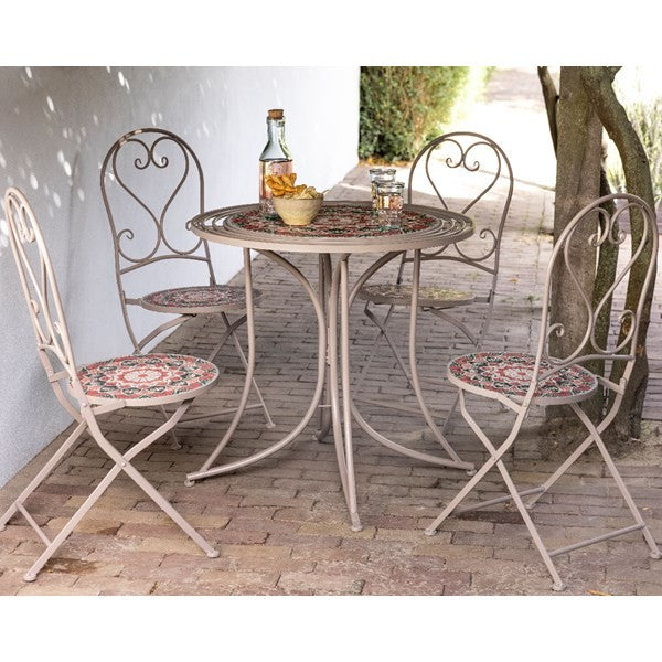 Silla de bistró de metal