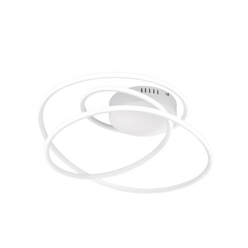 Plafón LED integrado de metal blanco mate - Bolonia