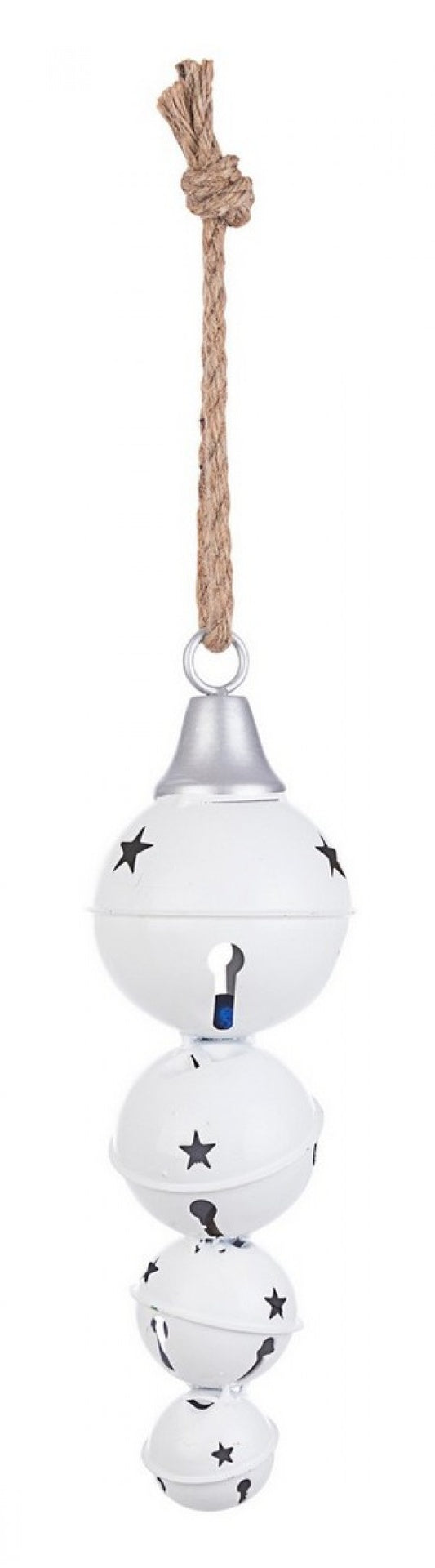 Colgante 8x 4F Bell Met Blanco Brillante