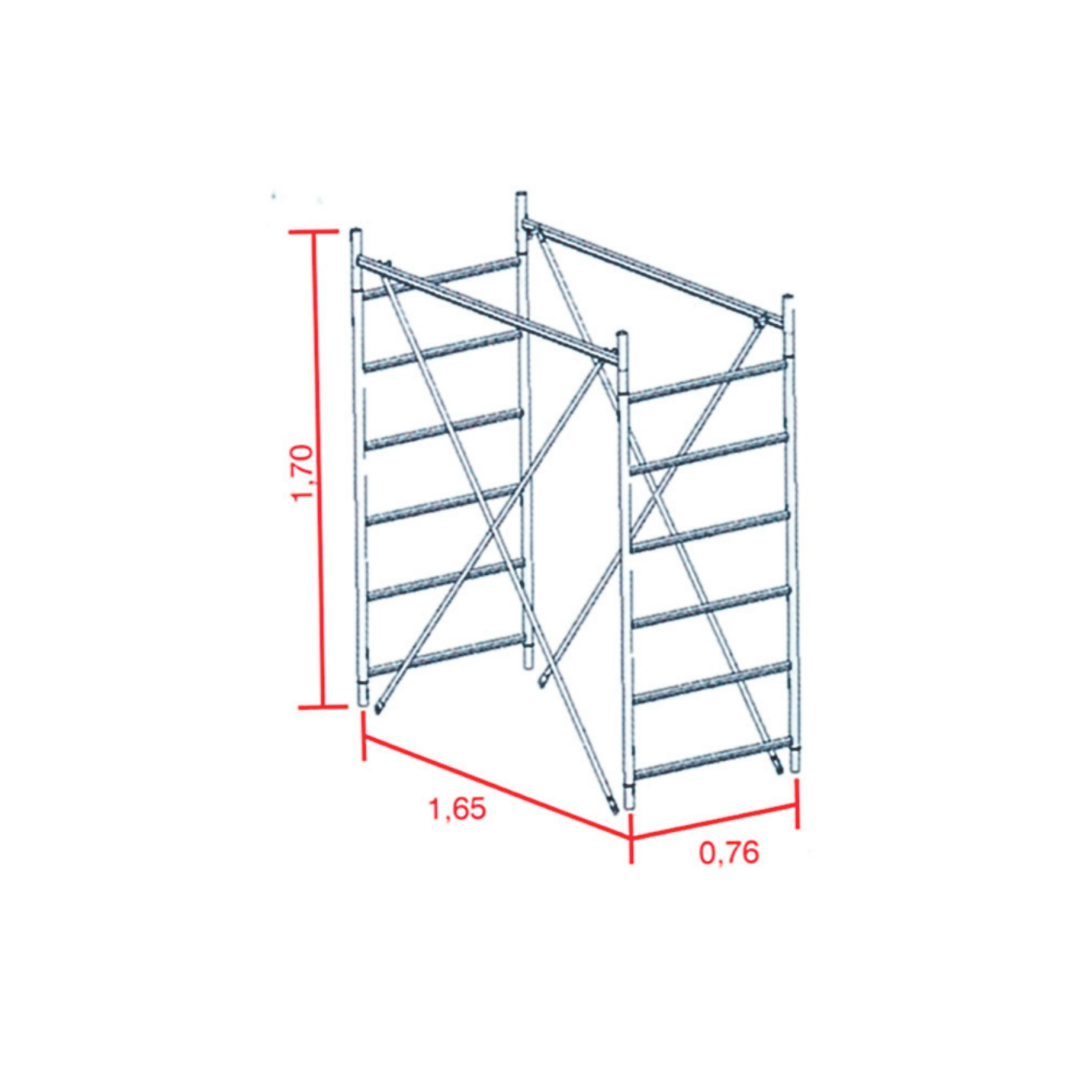 Torre Grim contrahuella 1,70 m